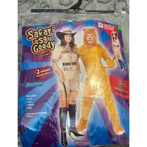 New SAFARI SO GOODY Women’s Halloween Costume One Size S M L OS Leopard Animal